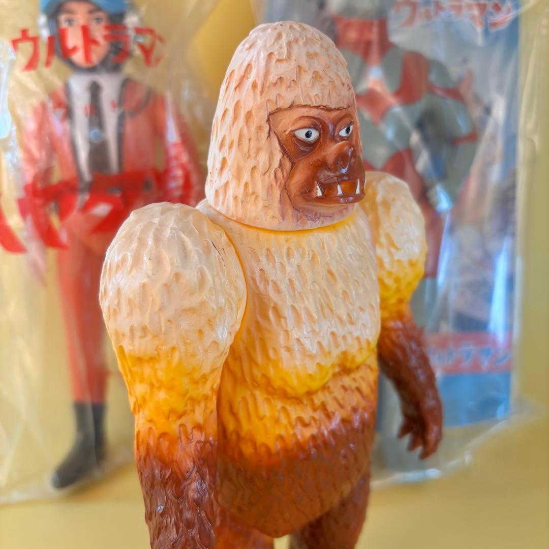 マルサン・ウルトラマン450 目無塗装・M1号 ハヤタ隊員・ブルマァク ギガス