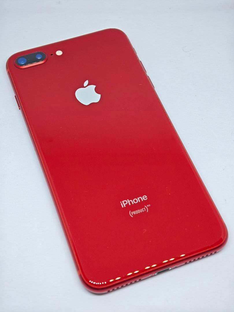 【美品 バッテリー100%】iPhone 8 Plus 64GB レッド