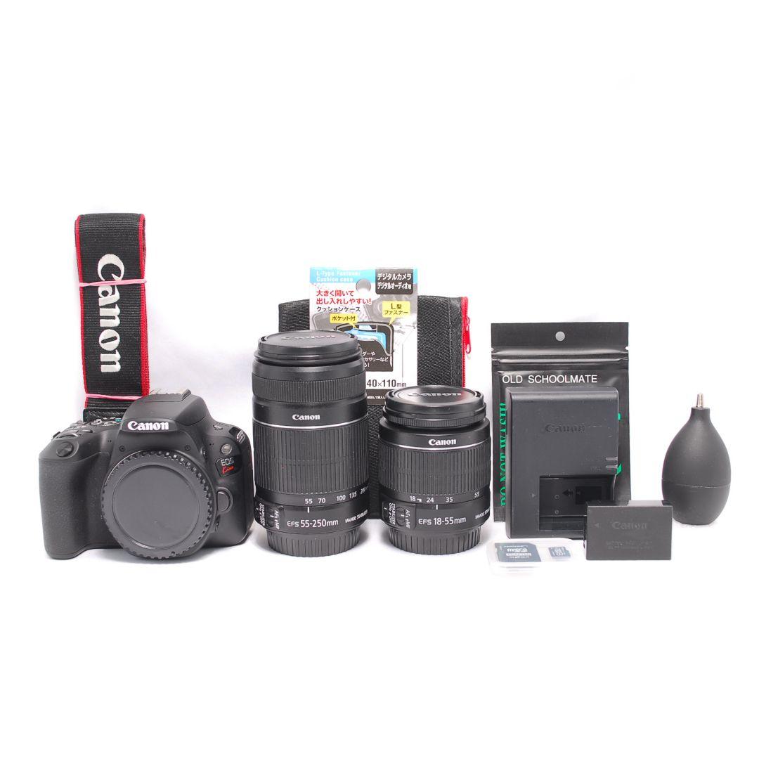 ❤即購入1000円OFF❤ Canon Kiss X9 手ブレ補正 ダブルレンズ