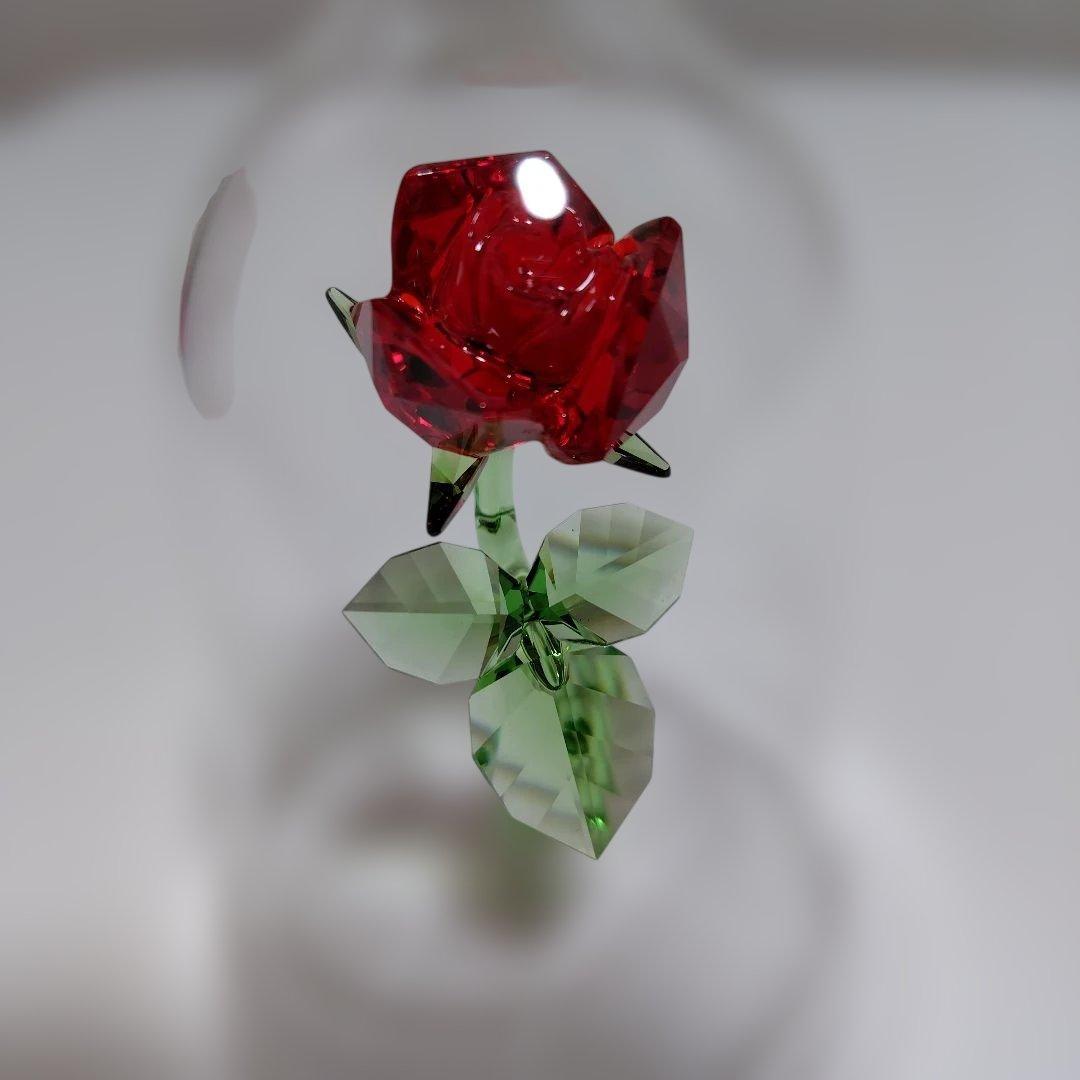 スワロフスキー　魔法のバラ　美女と野獣　オブジェ　置物