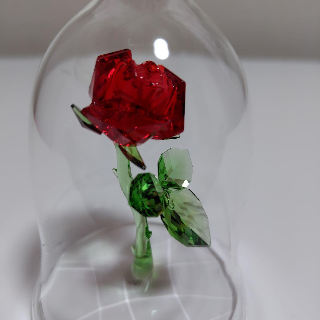 スワロフスキー　魔法のバラ　美女と野獣　オブジェ　置物