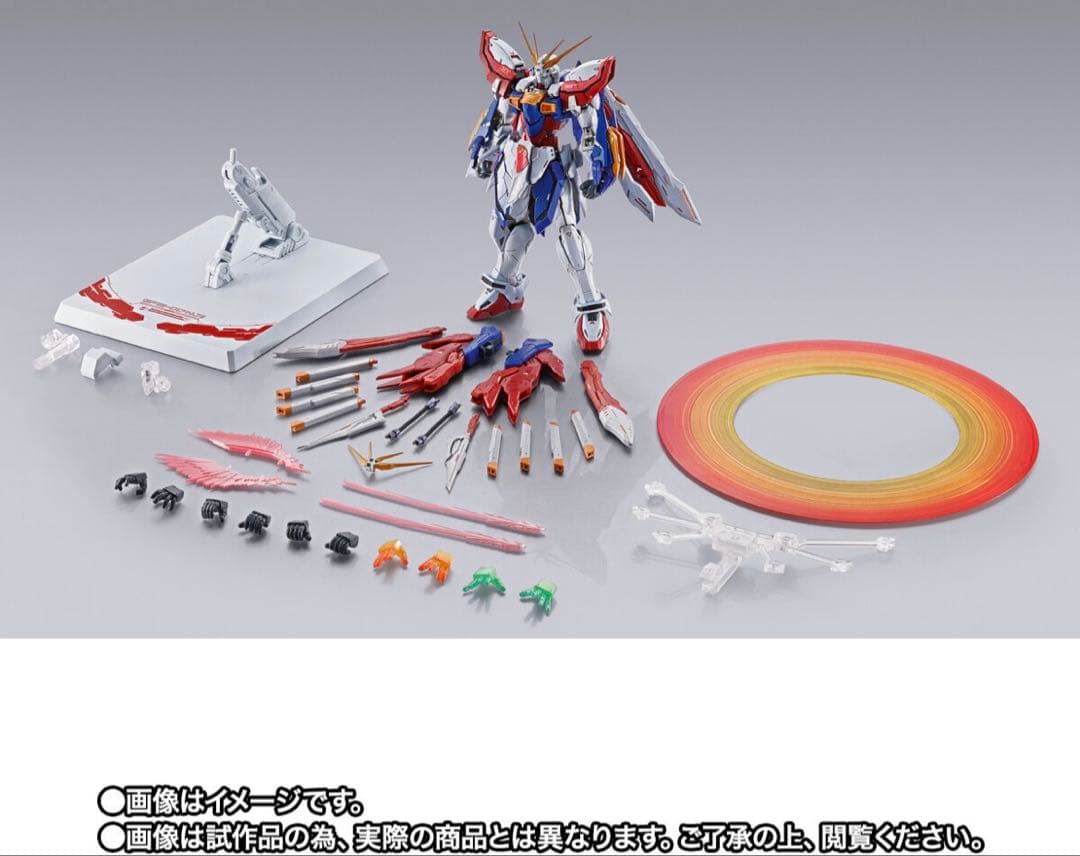 LBUILD ゴッドガンダム弐 差し替えパーツ付 アクスタセット