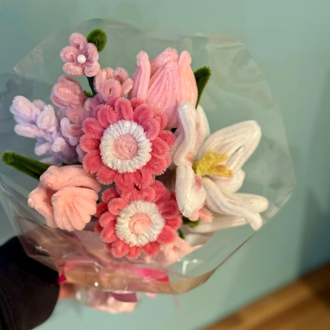 モールフラワー ブーケ ピンク系