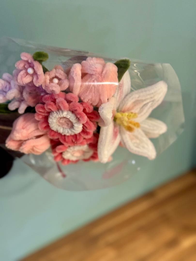 モールフラワー ブーケ ピンク系