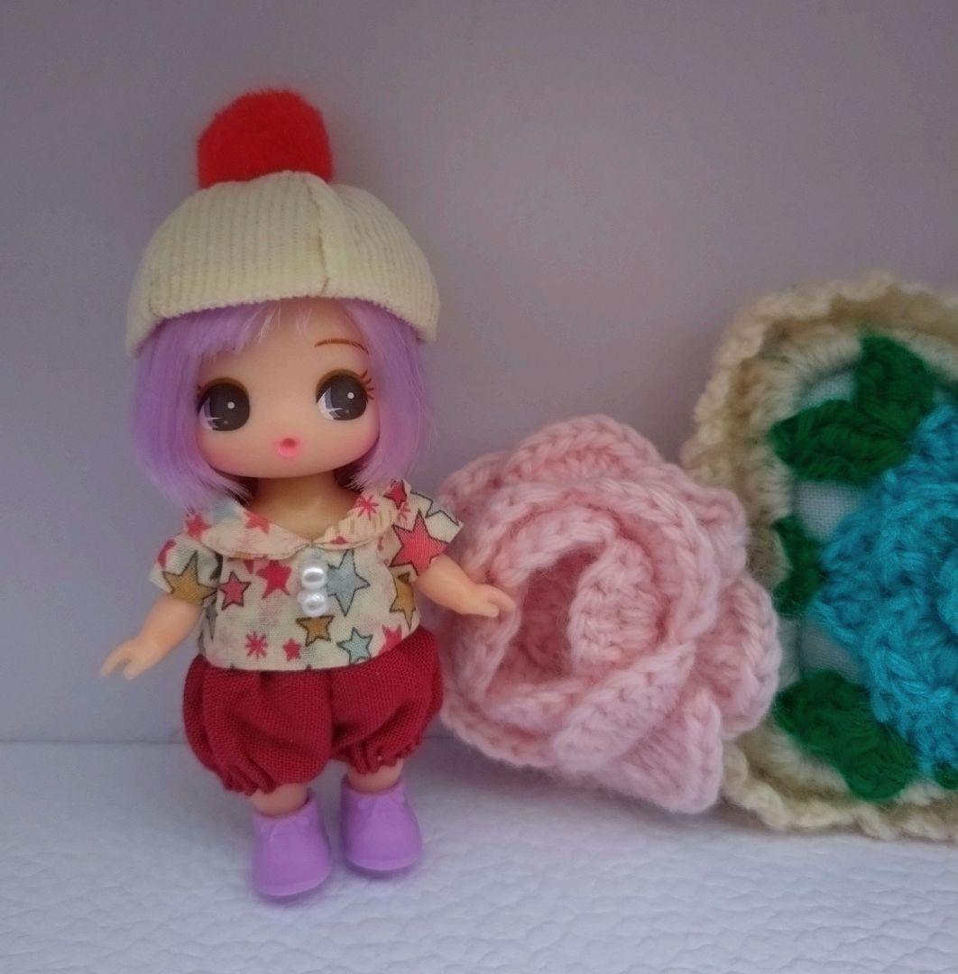 maru maruです　トップス　かぼちゃパンツ　ベレー帽3点セット×2点