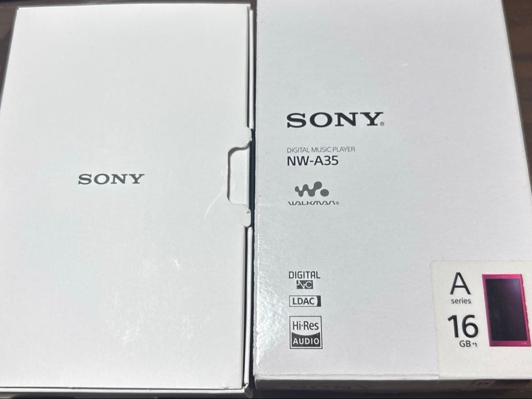 【中古】SONY NW-A35 ピンク デジタルミュージックプレーヤー