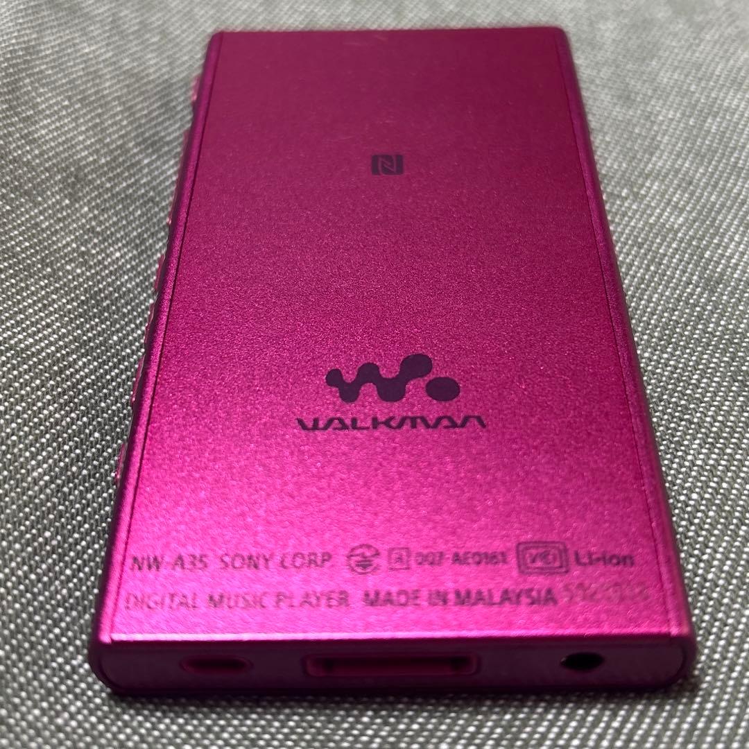 【中古】SONY NW-A35 ピンク デジタルミュージックプレーヤー
