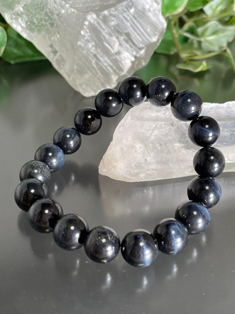 ハンドメイド  アクアオーラ12㎜玉ブレスレット