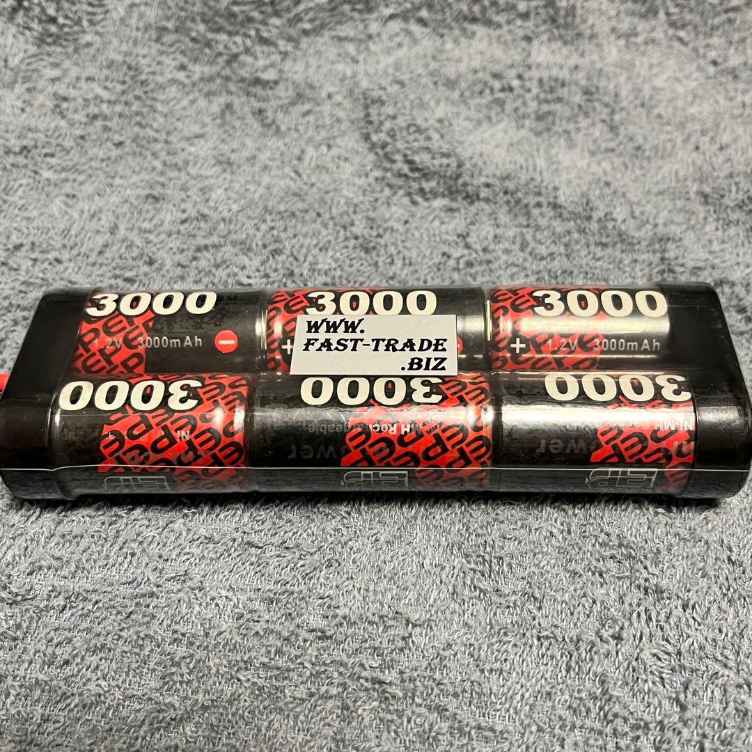 中古ラジコンパーツセット。モーター3種・バッテリー2種・受信機・サーボ・アンプ。