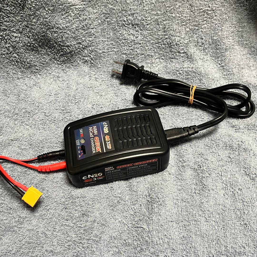 中古ラジコンパーツセット。モーター3種・バッテリー2種・受信機・サーボ・アンプ。