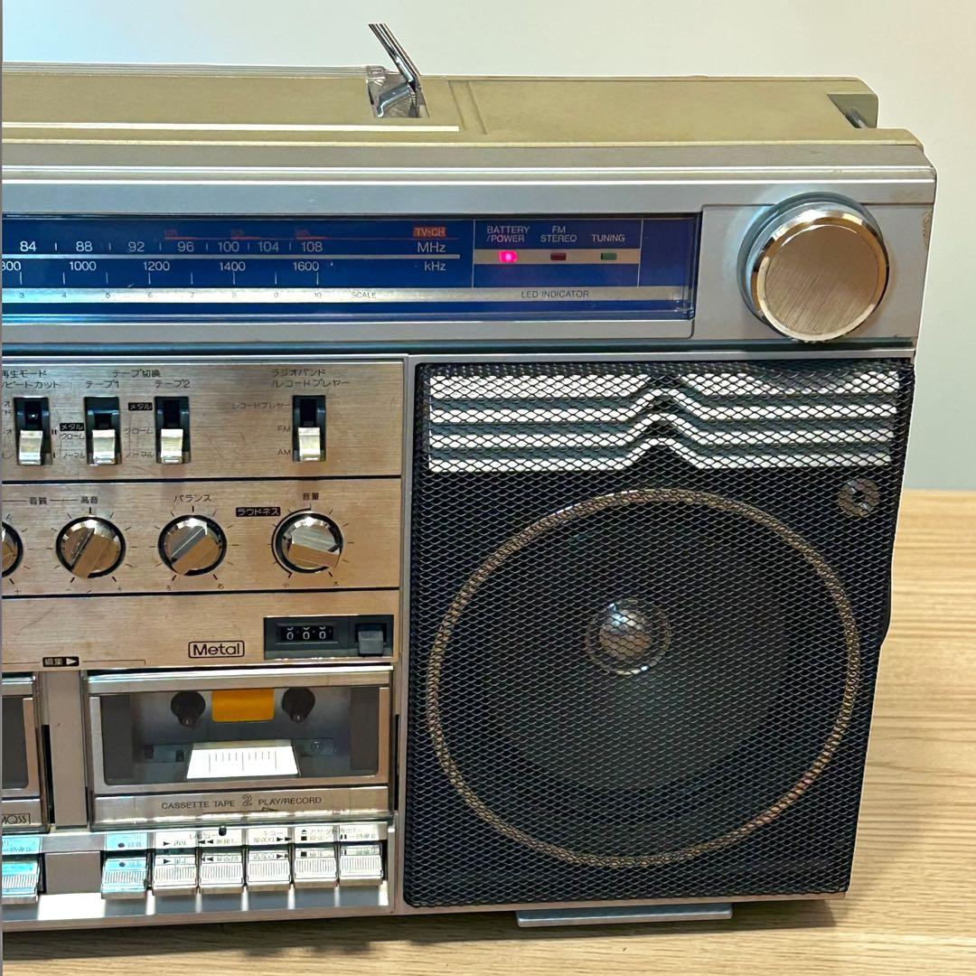 昭和レトロ✨名機❣️TOSHIBA RT-S83 BOMBEAT 大型ラジカセ