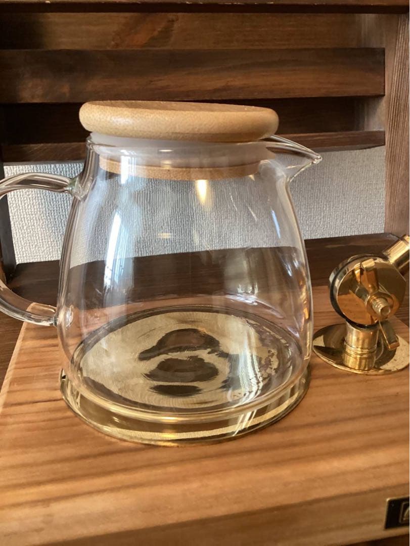 ドリップスタンド ガラス 真鍮