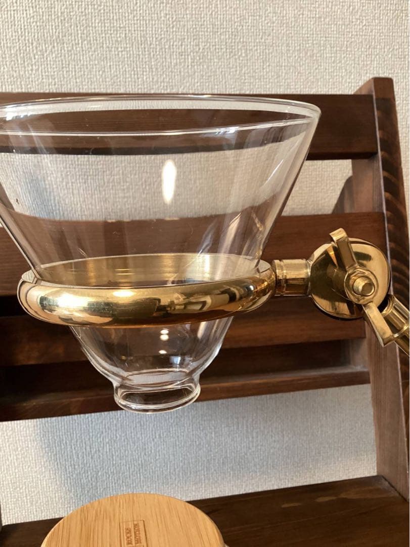 ドリップスタンド ガラス 真鍮