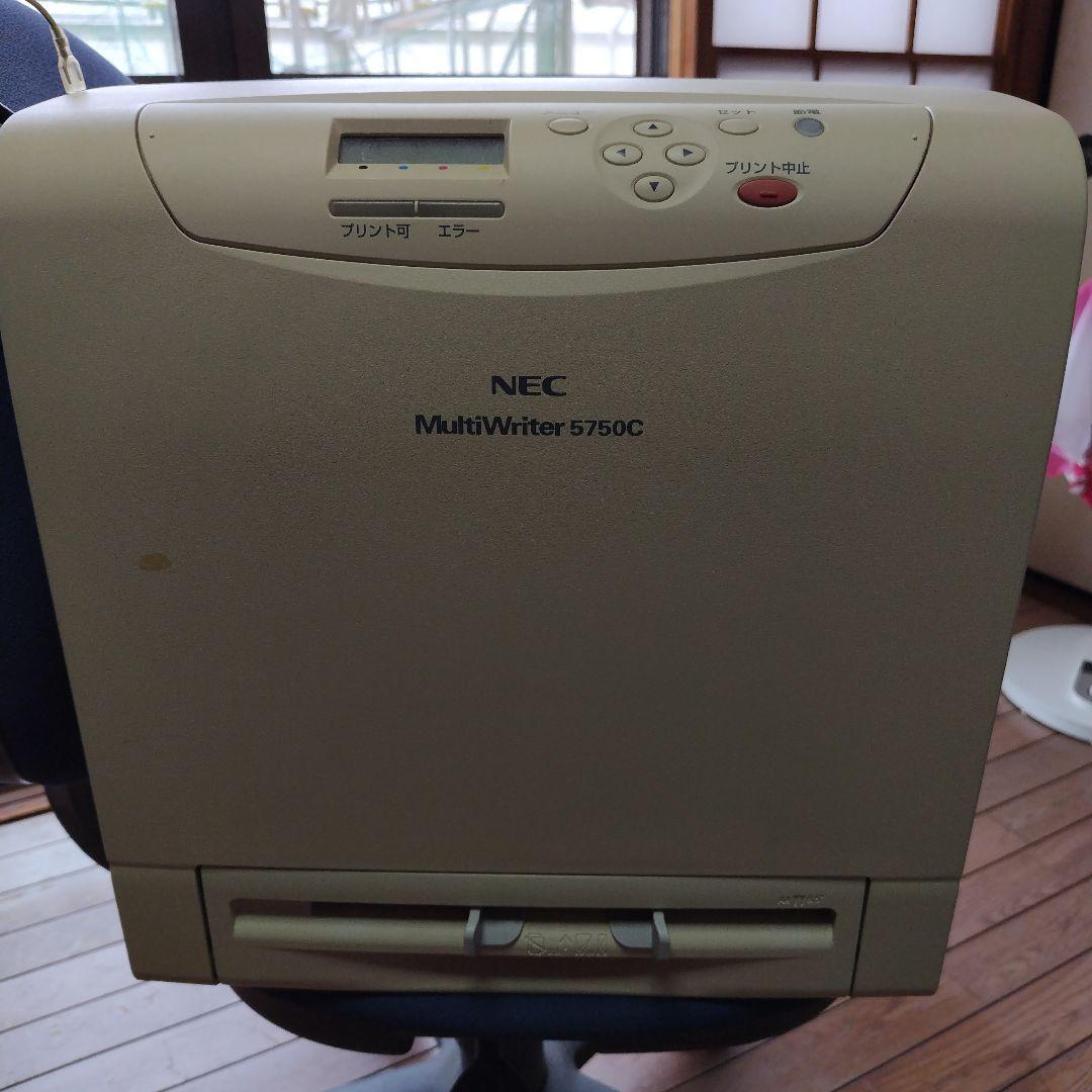 NEC MultiWriter 5750C 本体ジャンク品　未開封インク付き
