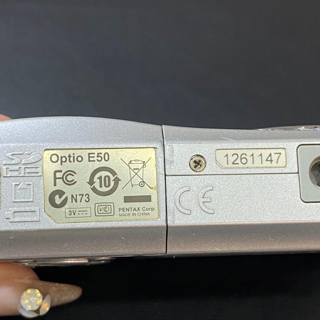 sh2290 PENTAX Optio E50 8.1メガピクセル コンパクト
