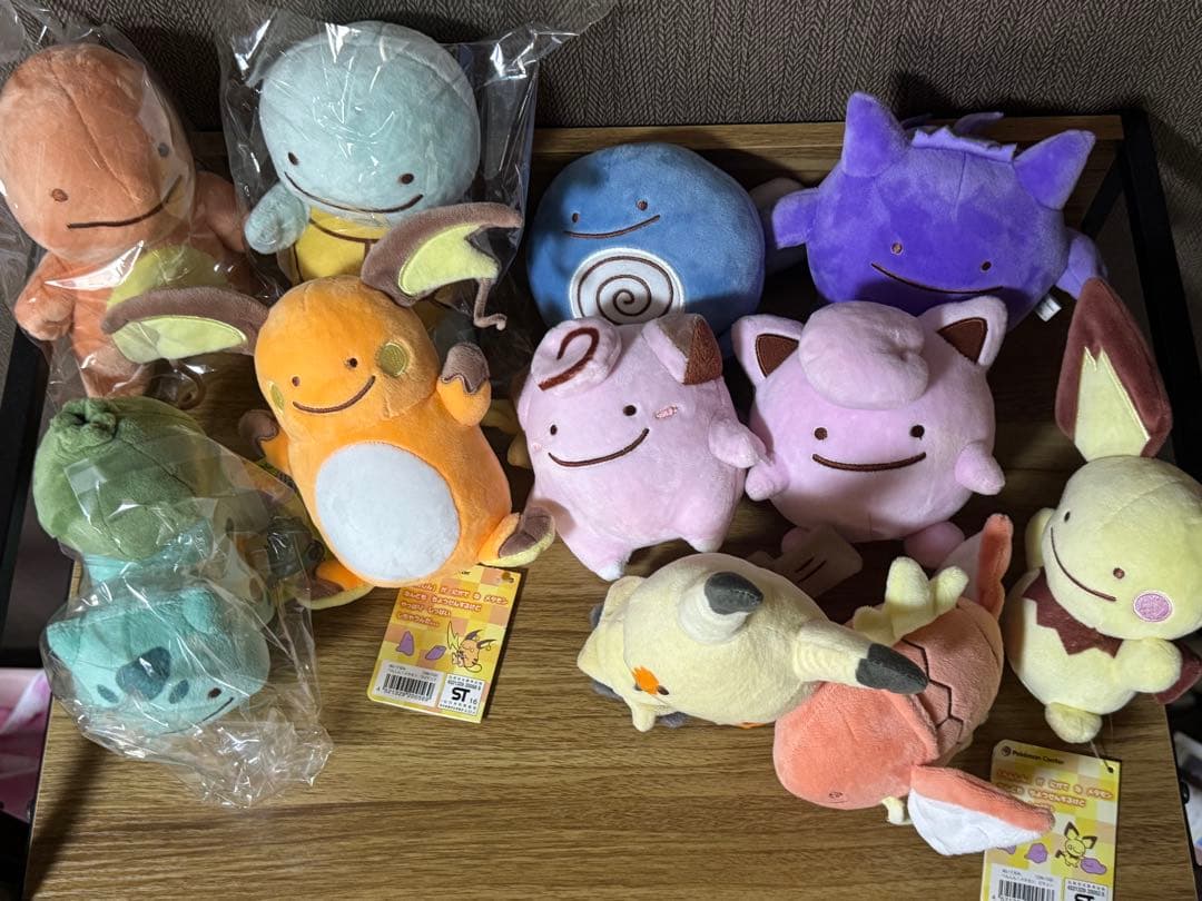 激レア　稀少　へんしんメタモン　ぬいぐるみ11個セット　美品新品　ポケセン　廃版