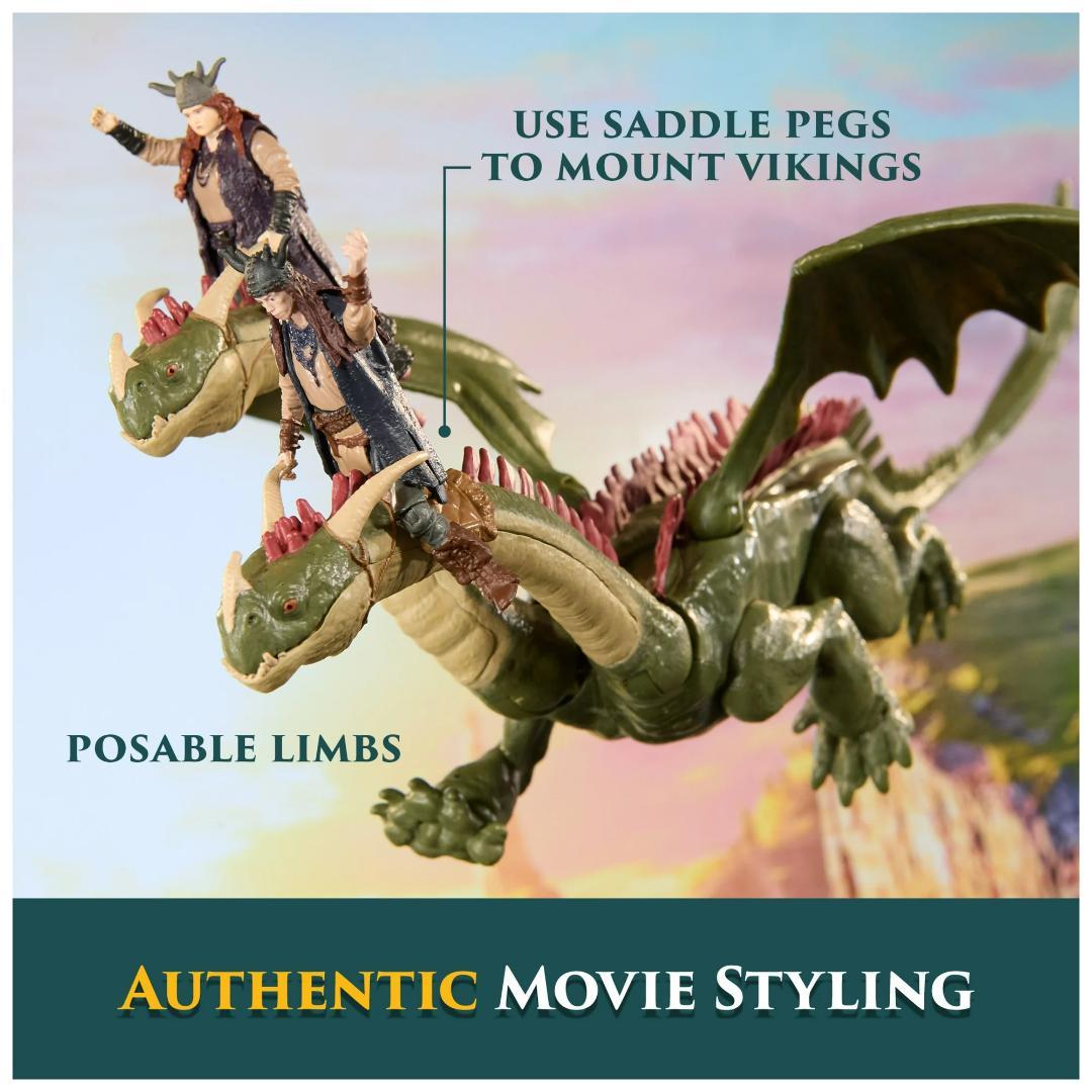 ヒックとドラゴン フィギュア ダブルジップ & ラフ & タフ