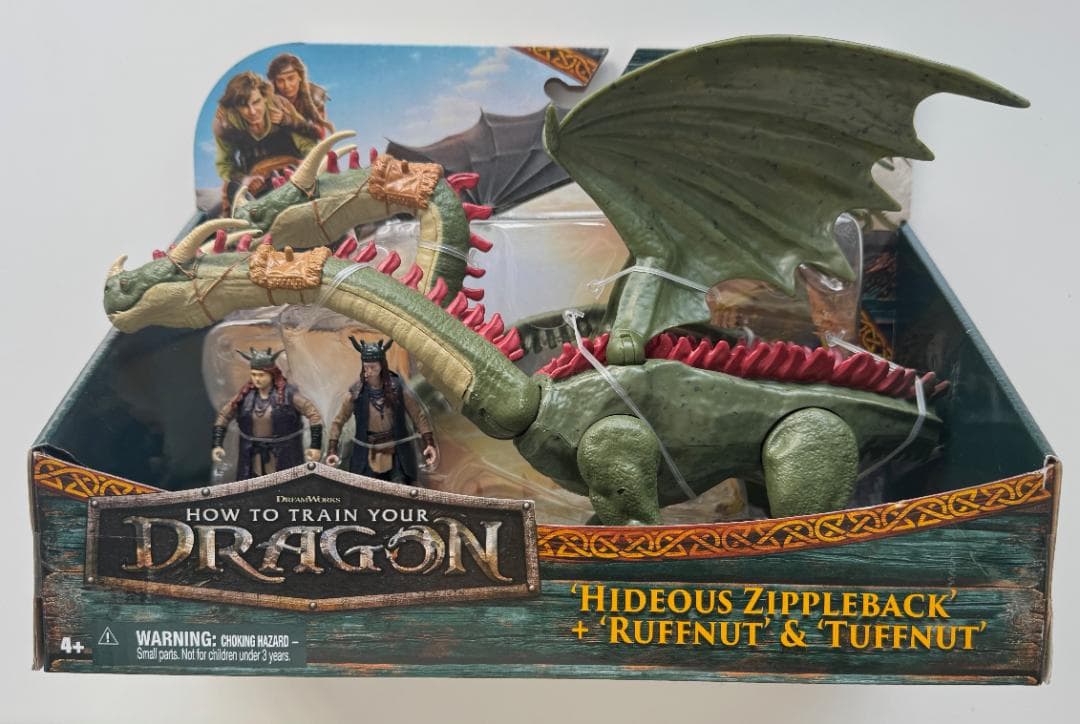 ヒックとドラゴン フィギュア ダブルジップ & ラフ & タフ