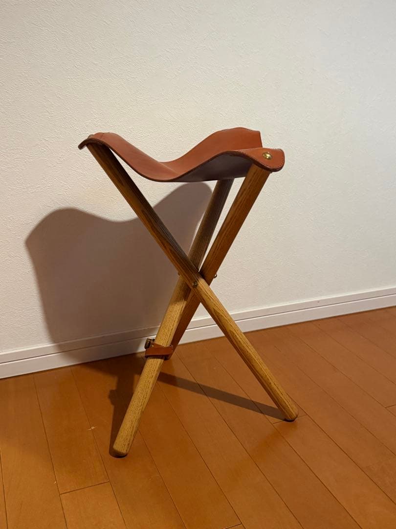 MOBLEY WORKS モブレーワークス 鰤岡力也 レザー×木製 スツール