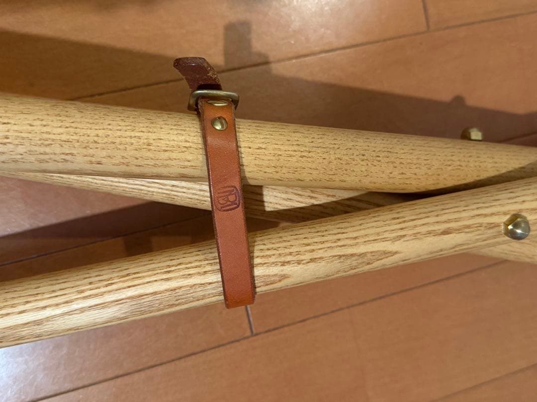 MOBLEY WORKS モブレーワークス 鰤岡力也 レザー×木製 スツール