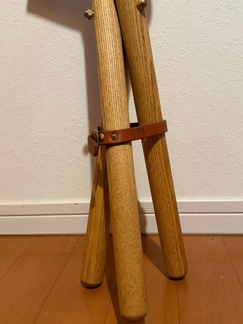 MOBLEY WORKS モブレーワークス 鰤岡力也 レザー×木製 スツール