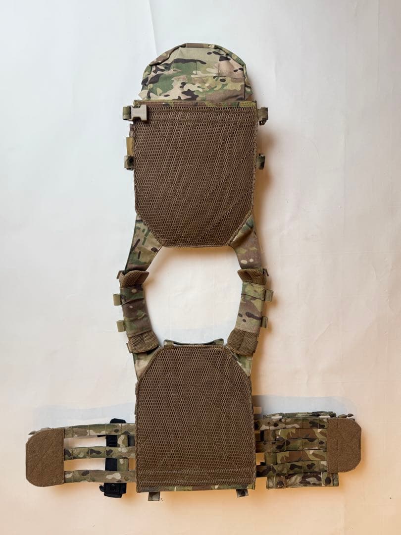 warrior assault systemの実物プレートキャリア