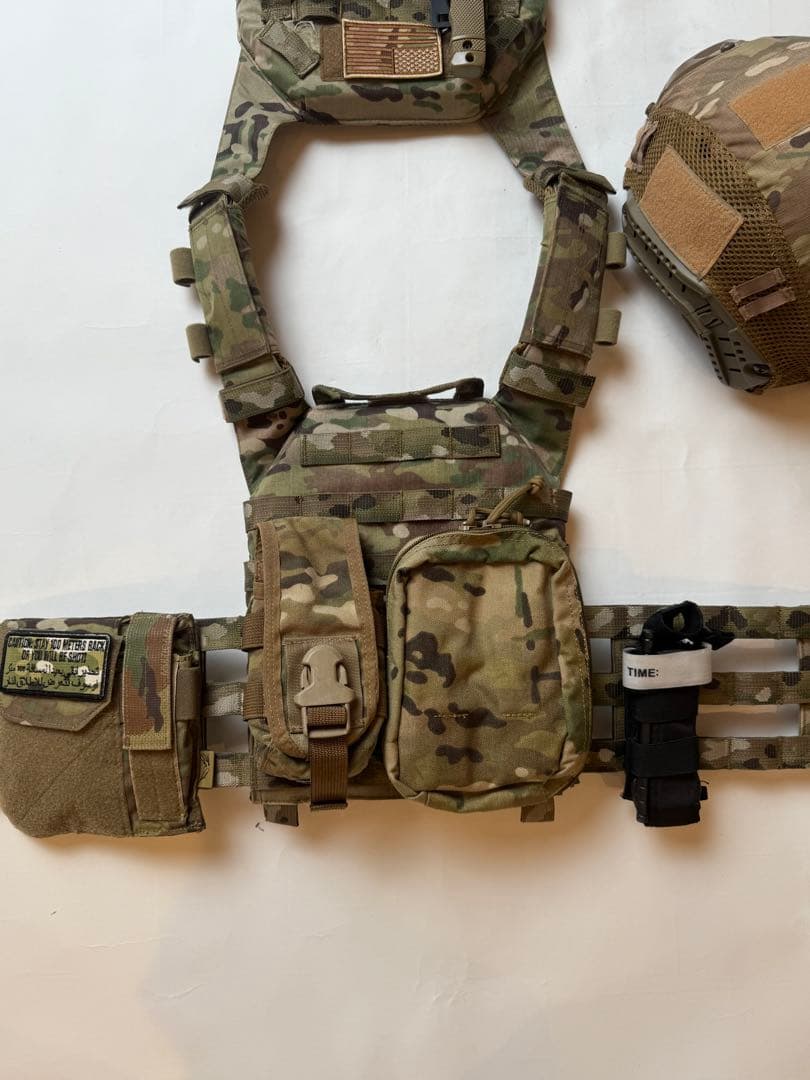 warrior assault systemの実物プレートキャリア