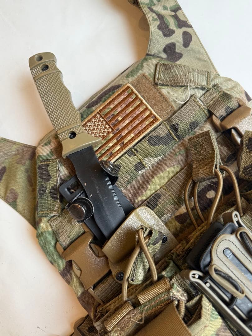 warrior assault systemの実物プレートキャリア