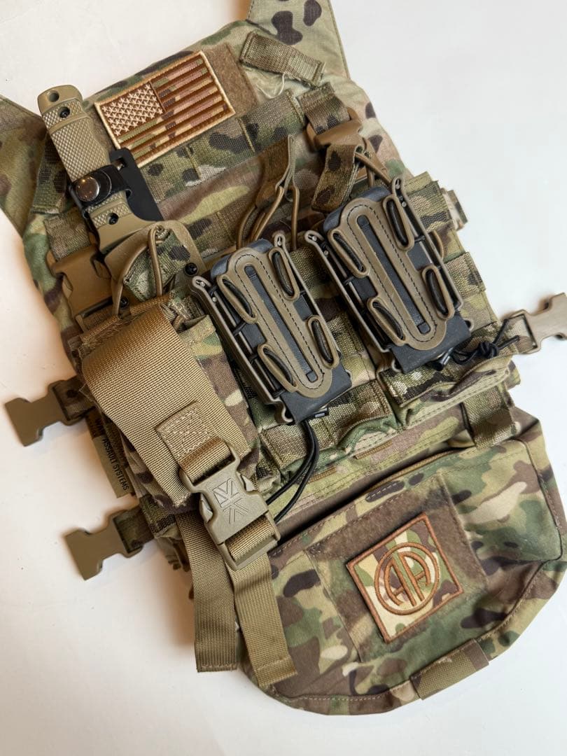 warrior assault systemの実物プレートキャリア