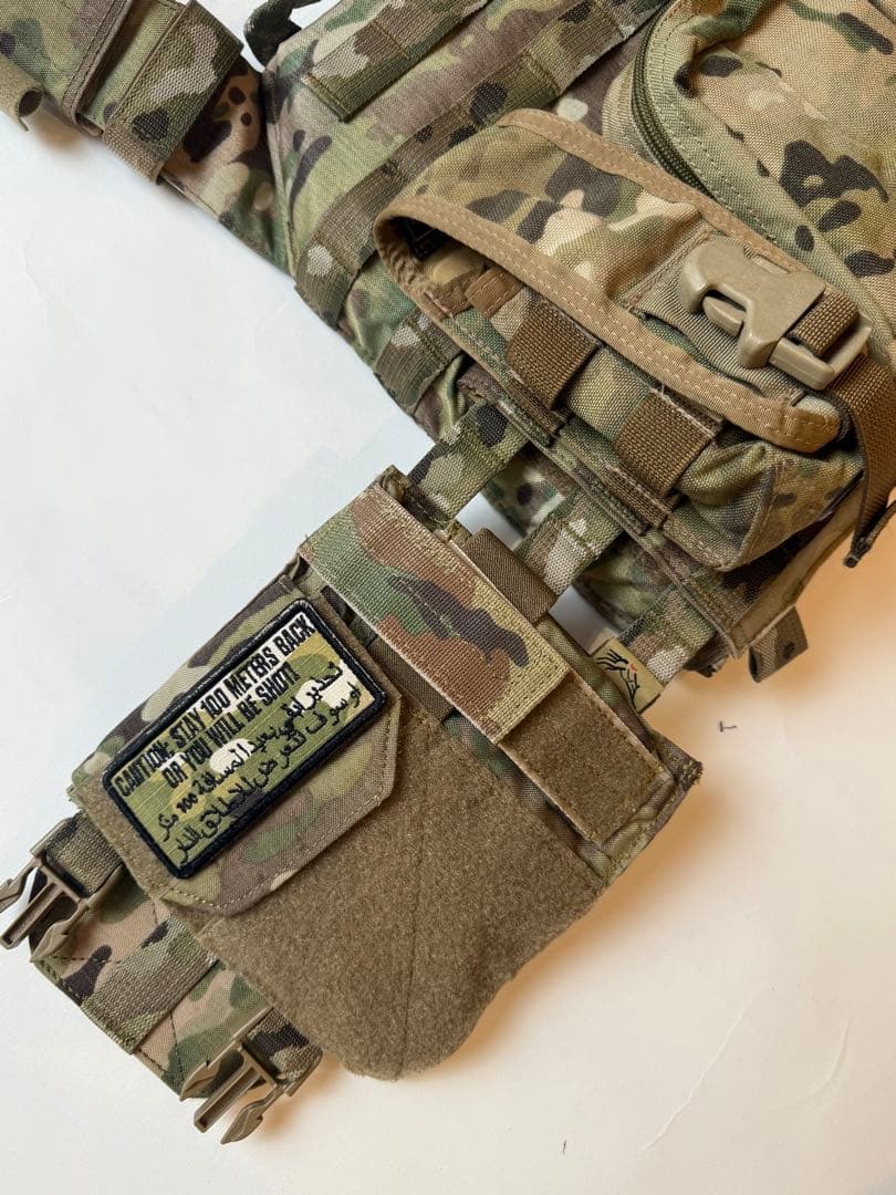 warrior assault systemの実物プレートキャリア