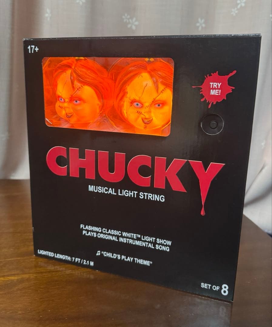 【希少】チャッキー ミュージカルライト chucky インテリア　ハロウィン
