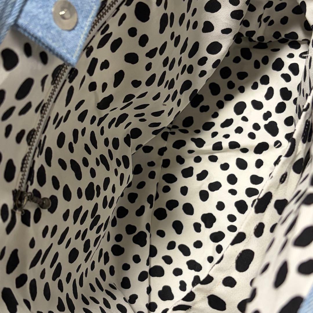 大容量　大きめトートバッグ　肩掛け　パッチワーク　デニムバッグ