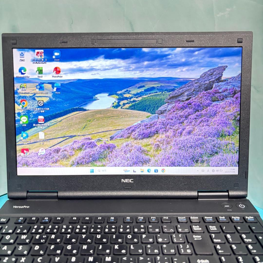 【Office2021付】メモリ8GB★NEC★最新Win11Pro★新品SSD