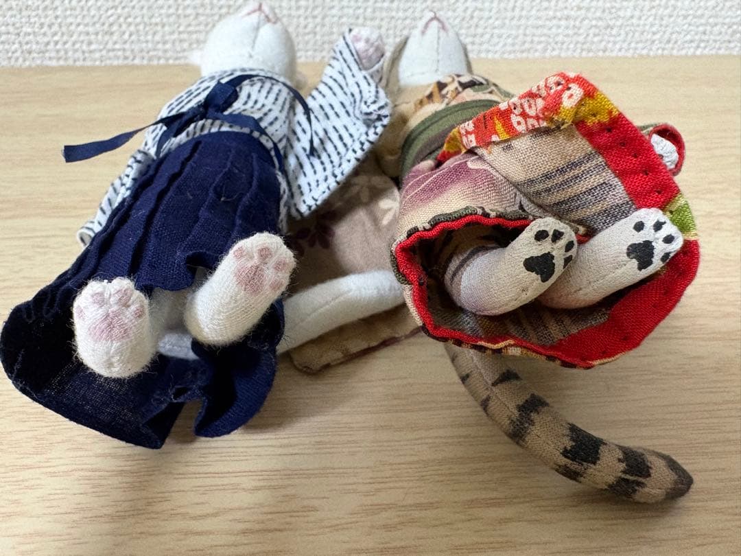 ねこ　猫　アートドール　作家　白猫　キジ白