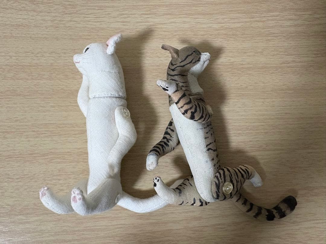ねこ　猫　アートドール　作家　白猫　キジ白
