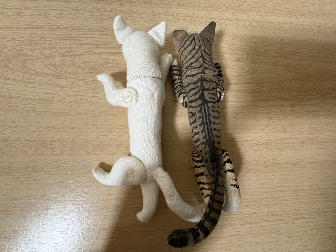 ねこ　猫　アートドール　作家　白猫　キジ白