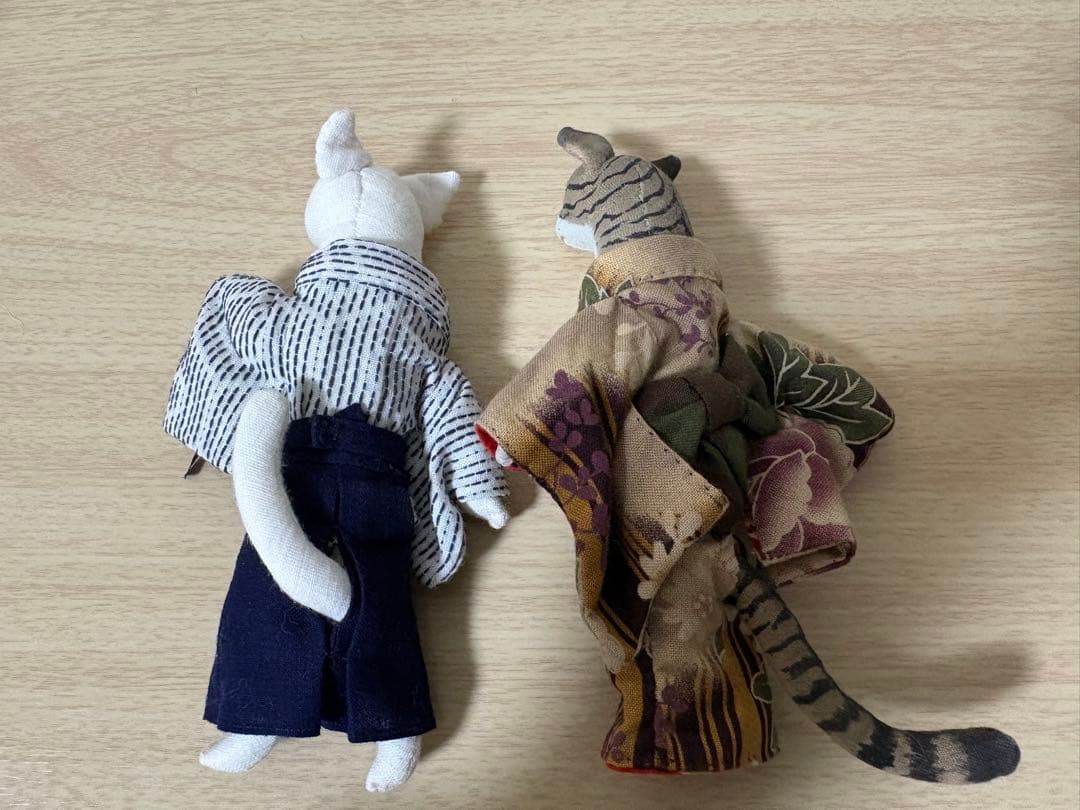 ねこ　猫　アートドール　作家　白猫　キジ白