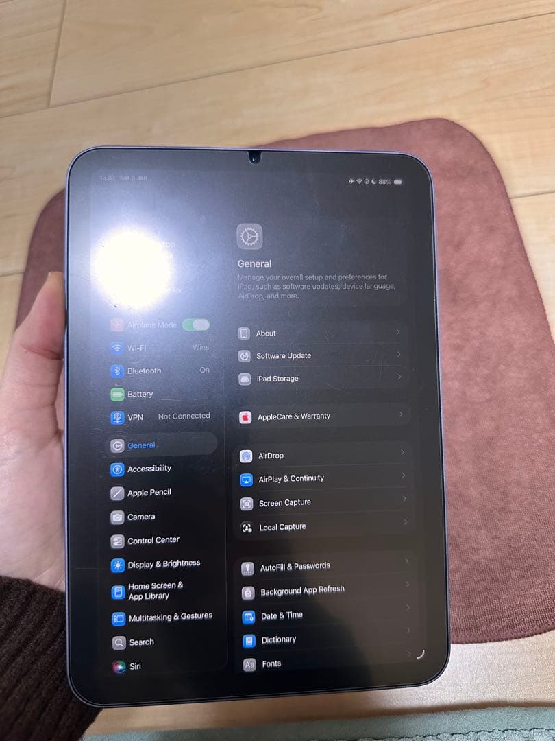 【美品】iPad mini 第6パープル + Apple Pencil第2世代