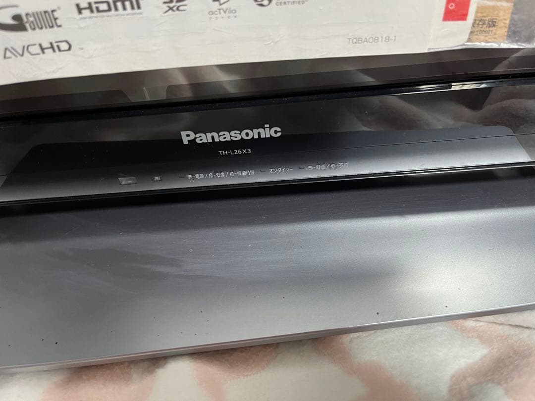 Panasonic TH-L26X3 テレビ　ブラック　2011年製