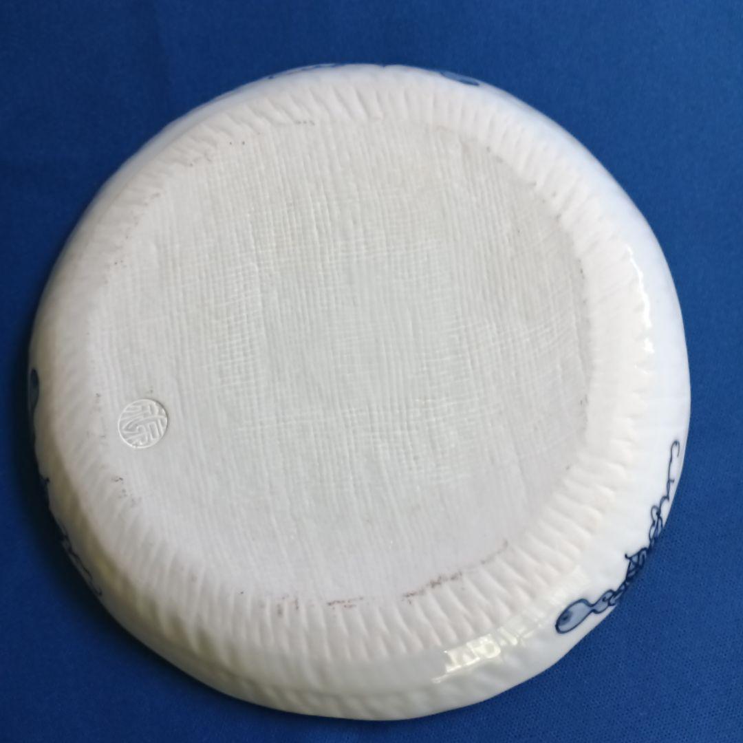 清水焼 瓢箪模様 陶磁器皿 16cm