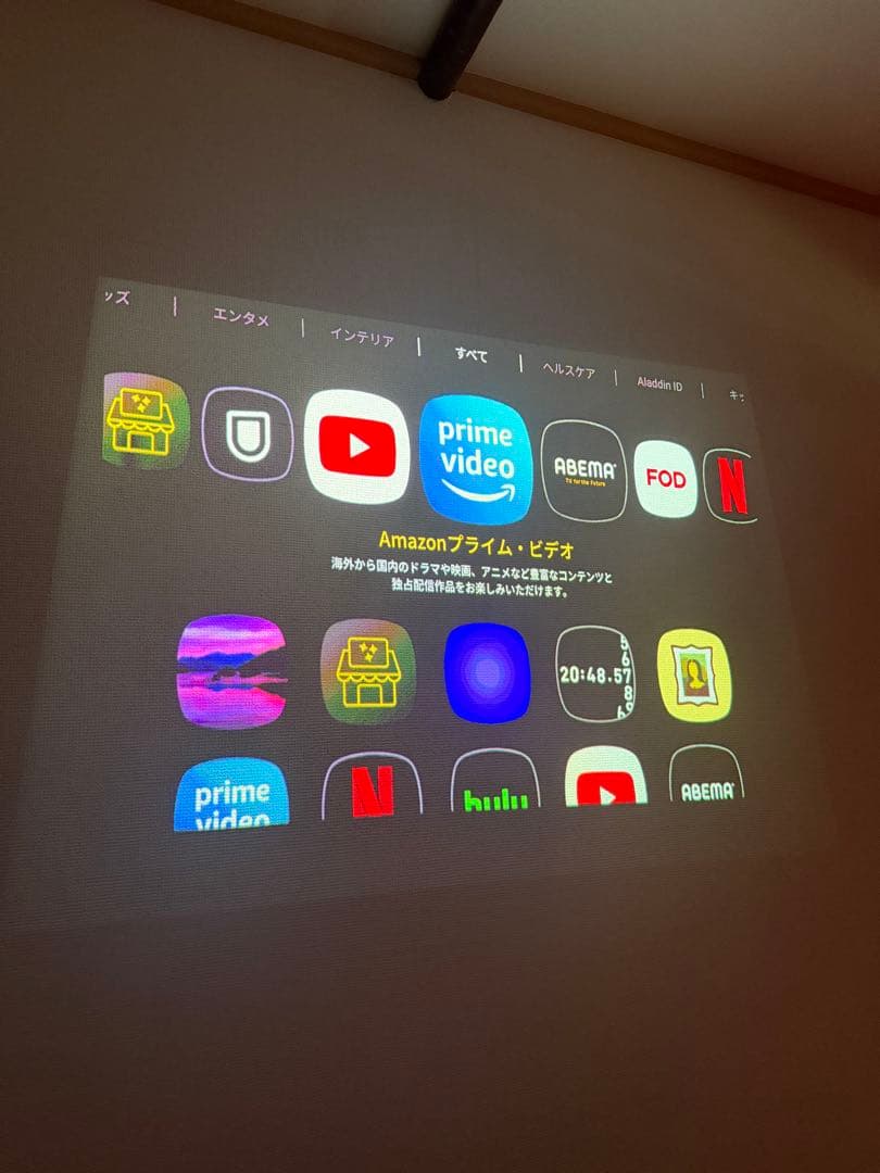 【ドット抜けなど不具合無し】popIn Aladdin（初代）プロジェクター本体