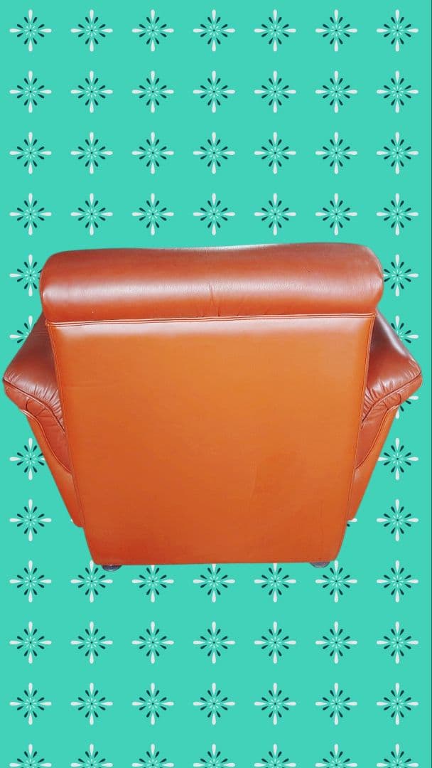 一人用ソファー、ソファー、ヴィンテージ、レトロ、アンティーク、昭和、茶色ソファー