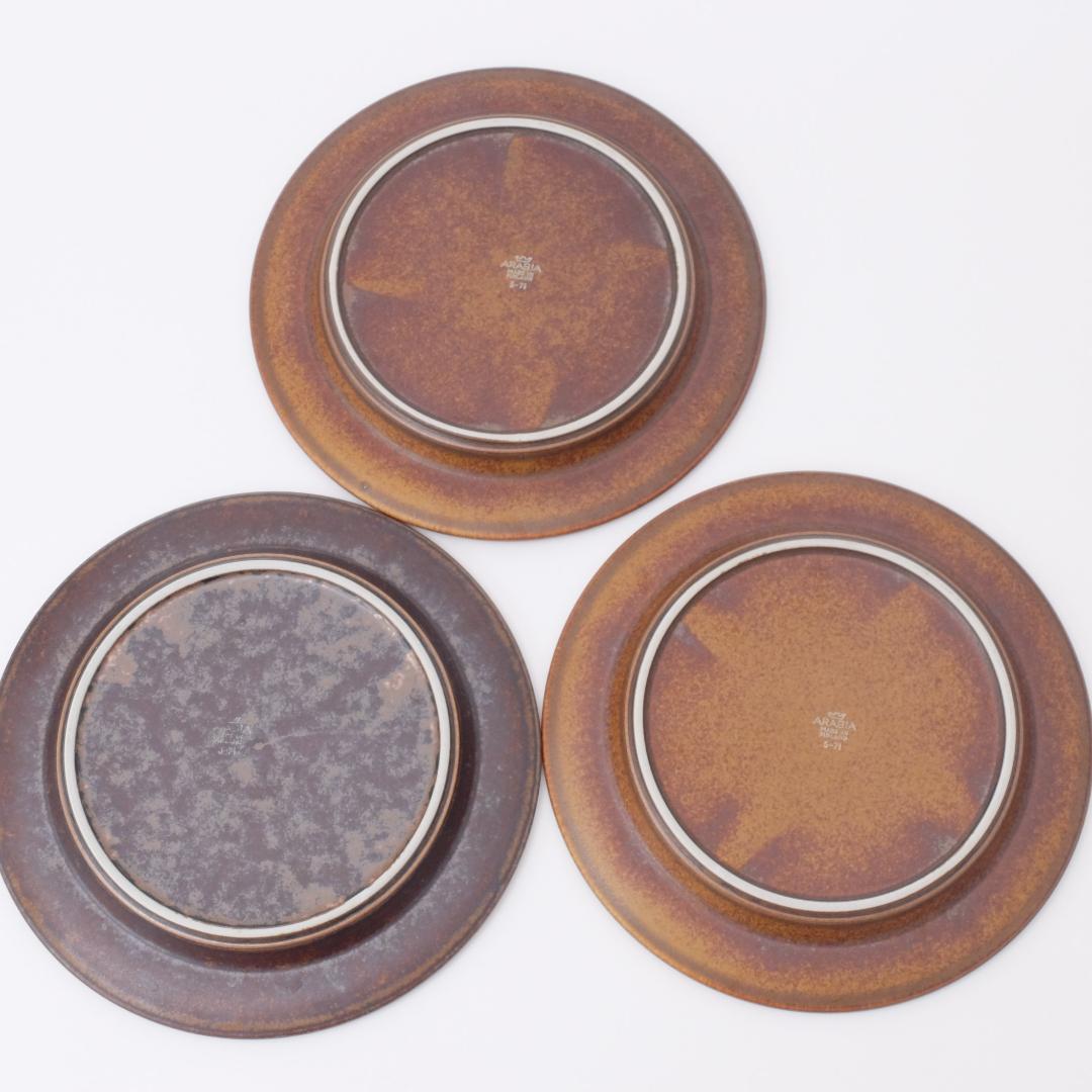 ARABIA/アラビア RUSKA/ルスカ 20cmプレート3枚セット