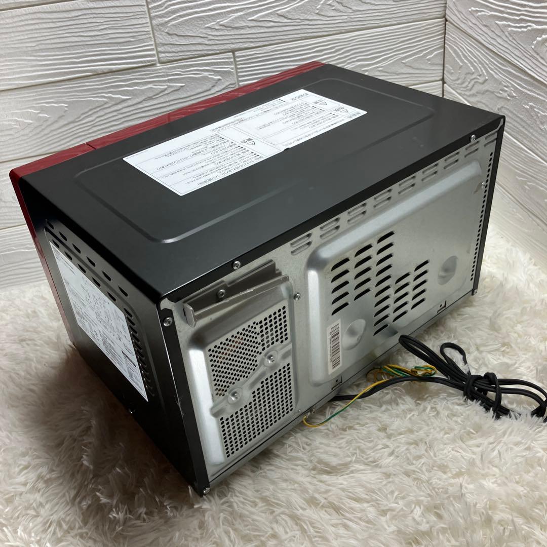 山善　オーブンレンジ MOR-Y165（R）　ヘルツフリー　2018年製