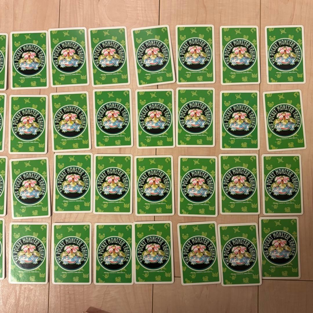 希少品　ポケットモンスター トランプ赤緑　※緑完品、赤4枚欠損