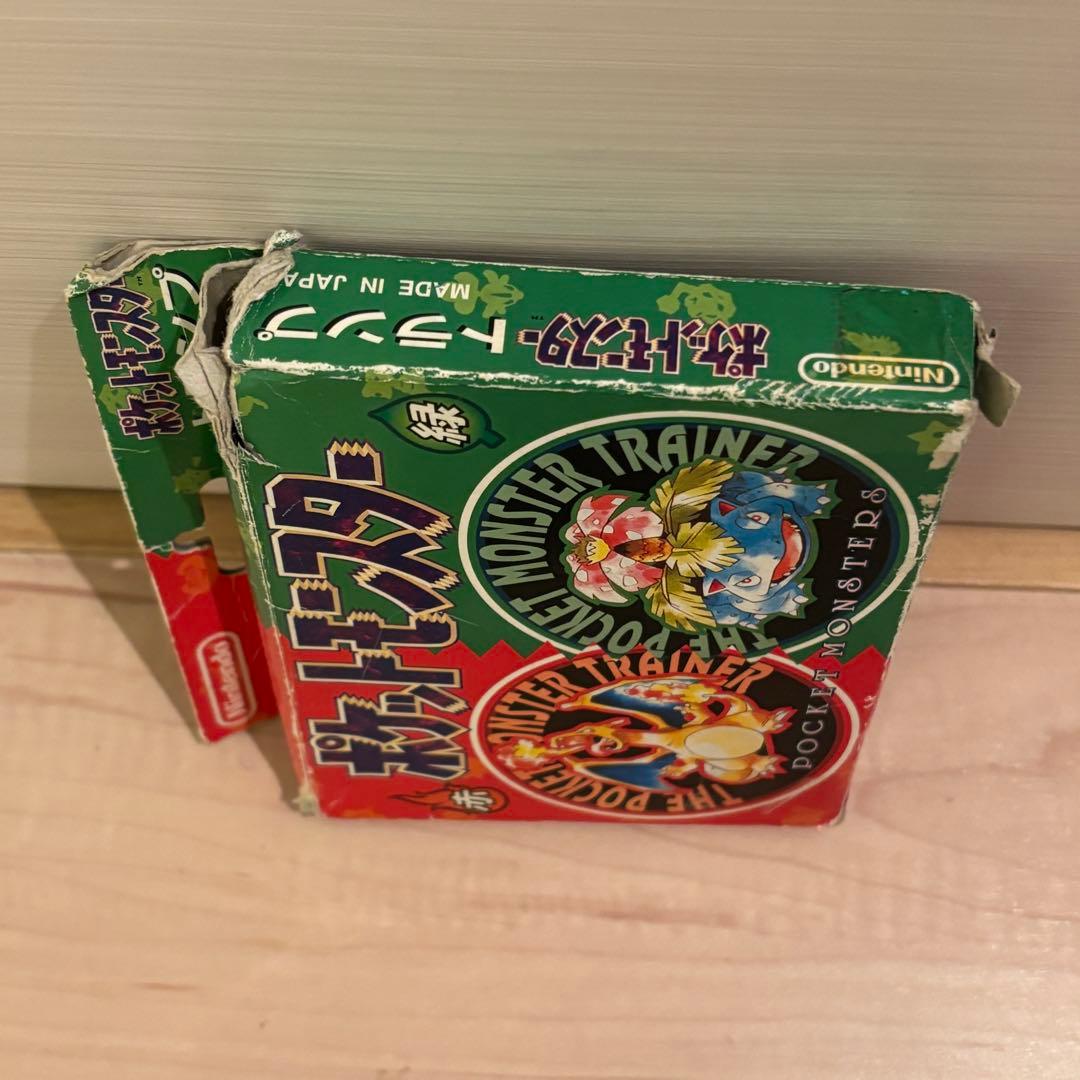 希少品　ポケットモンスター トランプ赤緑　※緑完品、赤4枚欠損