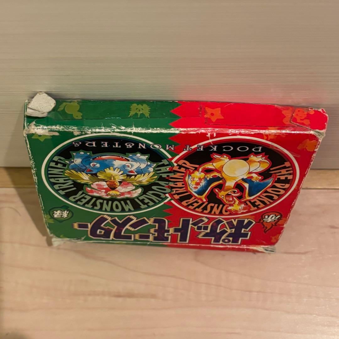 希少品　ポケットモンスター トランプ赤緑　※緑完品、赤4枚欠損