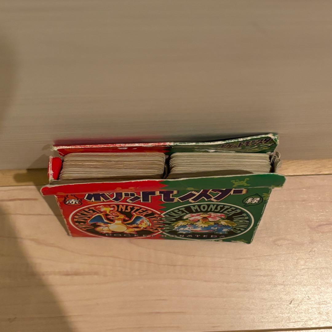 希少品　ポケットモンスター トランプ赤緑　※緑完品、赤4枚欠損