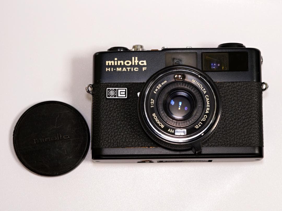 【整備済・美品】MINOLTA HI-MATIC F 38mm f2.7 黒