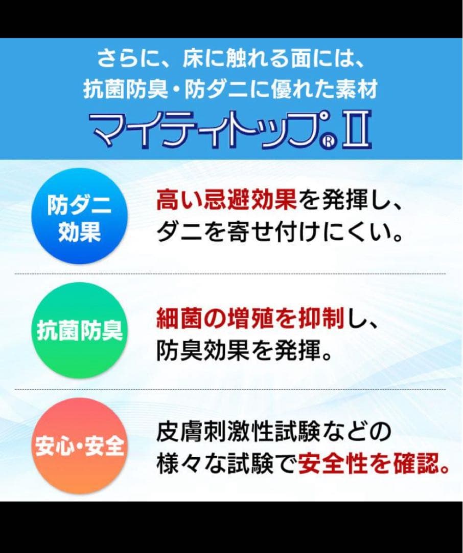 すのこ型吸湿マット　ダブルインパクト　プラス　シングルサイズ